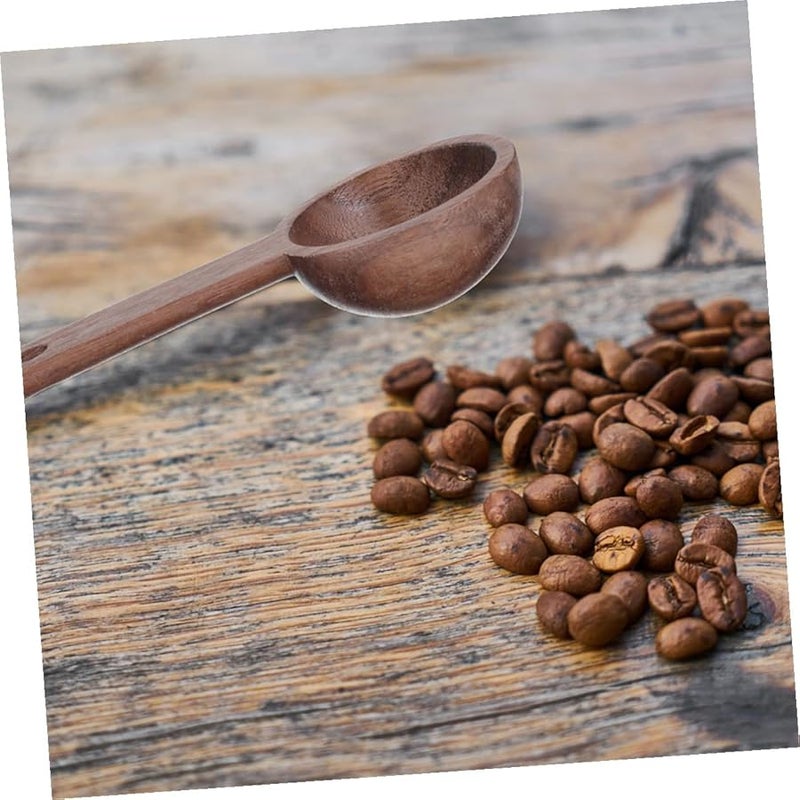 2Pcs Wooden Coffee Scoop Food Grade Measuring Spoons For Ground Coffee Salt Powder - Image 3